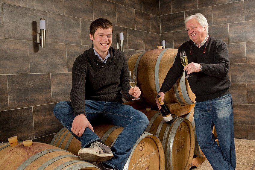 Weingut Becker_Tobias und Rainer Becker, © Weingut Becker Weingut Becker_Tobias und Rainer Becker, © Weingut Becker