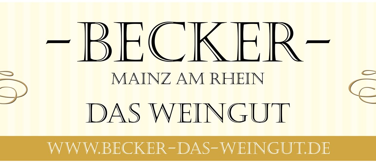 Becker- Das Weingut_Banner, © Becker- Das Weingut Becker- Das Weingut_Banner, © Becker- Das Weingut