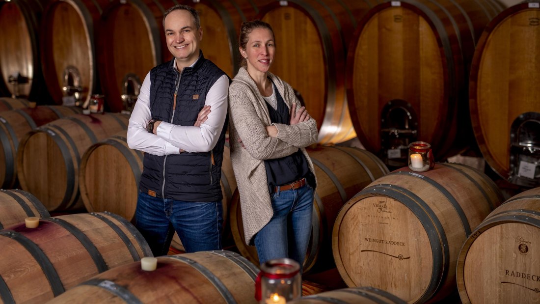 Stefan und Anna Raddeck, © Weingut Raddeck Stefan und Anna Raddeck, © Weingut Raddeck