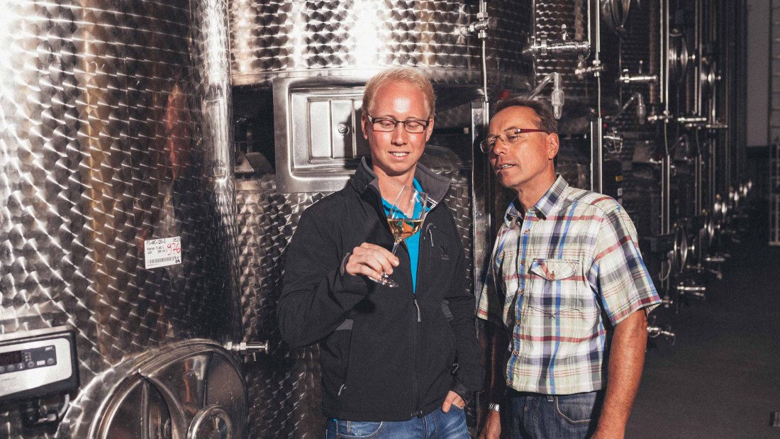 Weingut Zöller_Edelstahltank, © Weingut Zöller Weingut Zöller_Edelstahltank, © Weingut Zöller