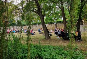 Lesenacht im Lambertuspark &copy; Touristikverein Wonnegau e.V.