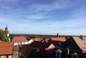 Weitblick &uuml;ber den ganzen Wonnegau bei der Kultur-Genuss-F&uuml;hrung an der Dalsheimer Fleckenmauer &copy; VG Wonnegau