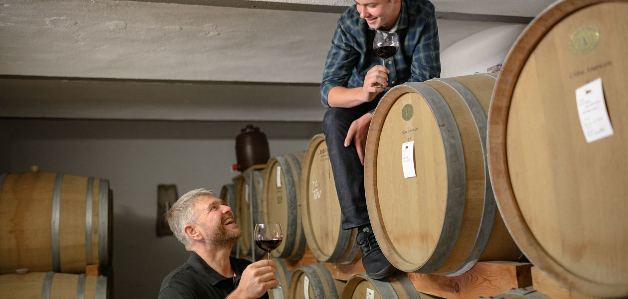 Weingut K&ouml;ster-Wolf_Holzfasskeller, &copy; Weingut K&ouml;ster-Wolf