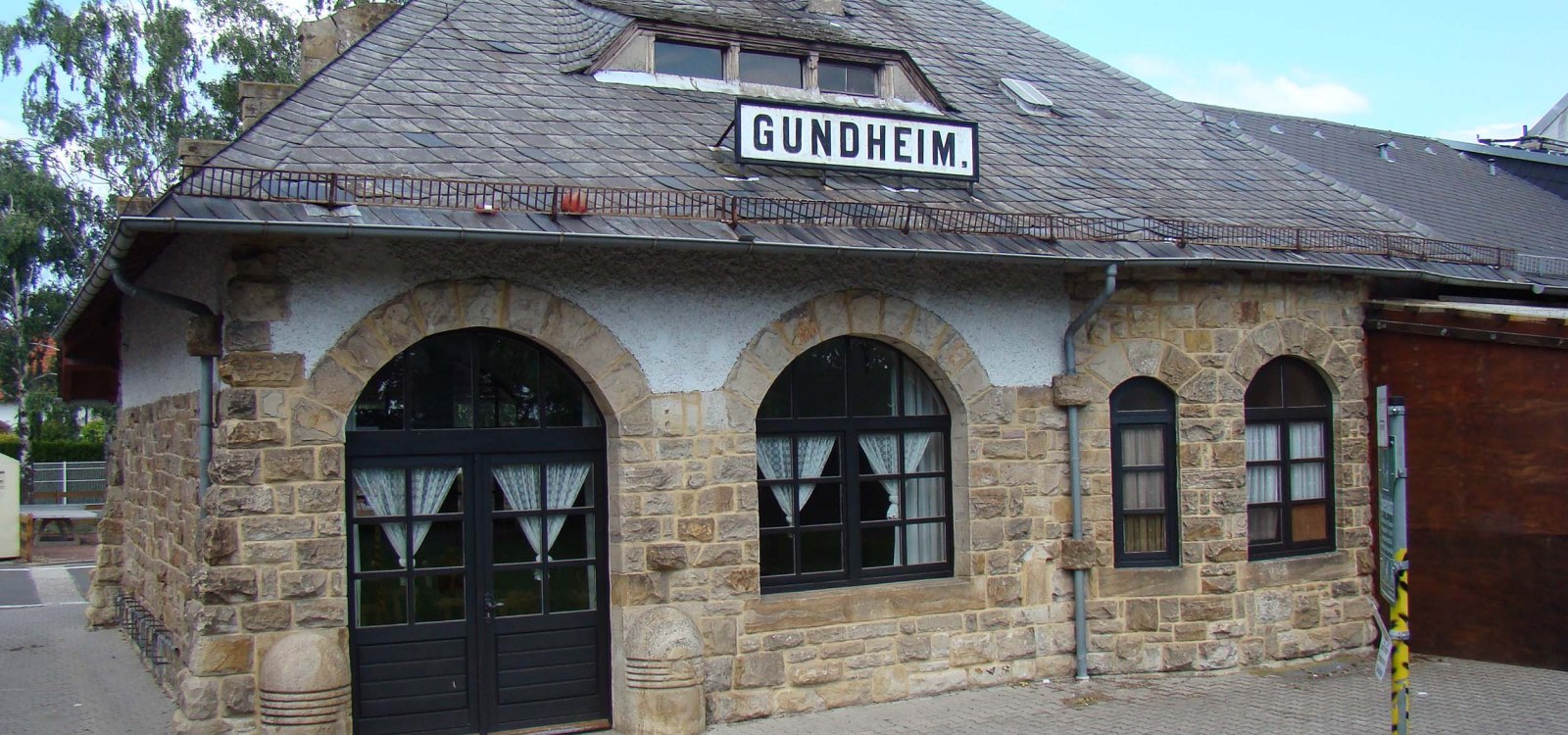 ehemaliger Bahnhof Gundheim, © Verbandsgemeinde Wonnegau / Michael Thier