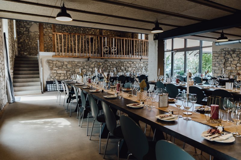 Weingut Hahn_Tisch, © Eventlocation Weingut Hahn