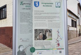 Pilgertafel zum Lutherweg in Bechtheim © Touritsikverein Wonnegau e.V.