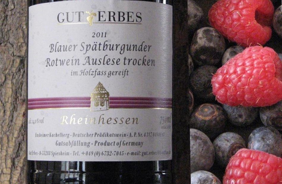 Gut Erbes_BlauerSpaetburgunder2011, &copy; Gut Erbes