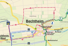 Karte Bechtheim &copy; Verbandsgemeinde Wonnegau /Wolf -Grafik-Druck