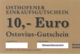 Ostovius Gutschein © Gewerbeverein Osthofen