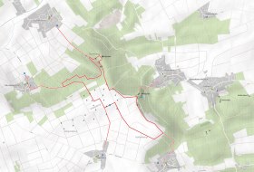 BohnErzWeg - Karte © Verbandsgemeinde Wonnegau / Freiluft Kopnzepte