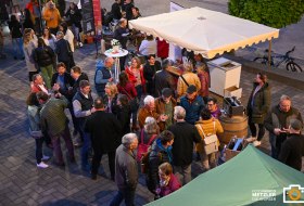Viel Betrieb bei der Wonnegauer Wine Lounge