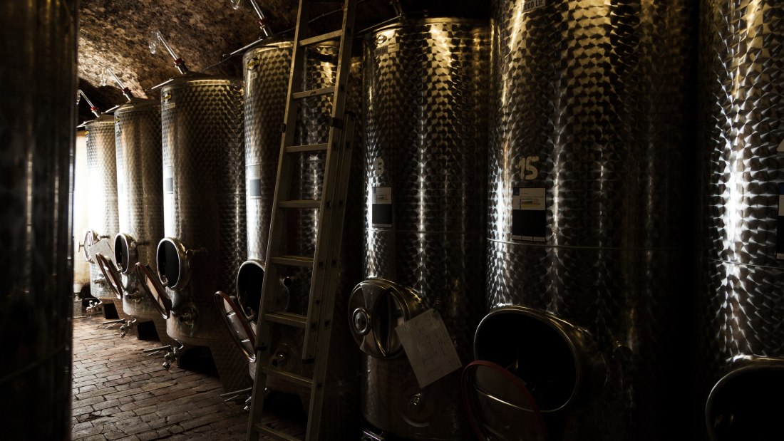 Weingut Dackermann_Edelstahltank, &copy; Weingut Dackermann