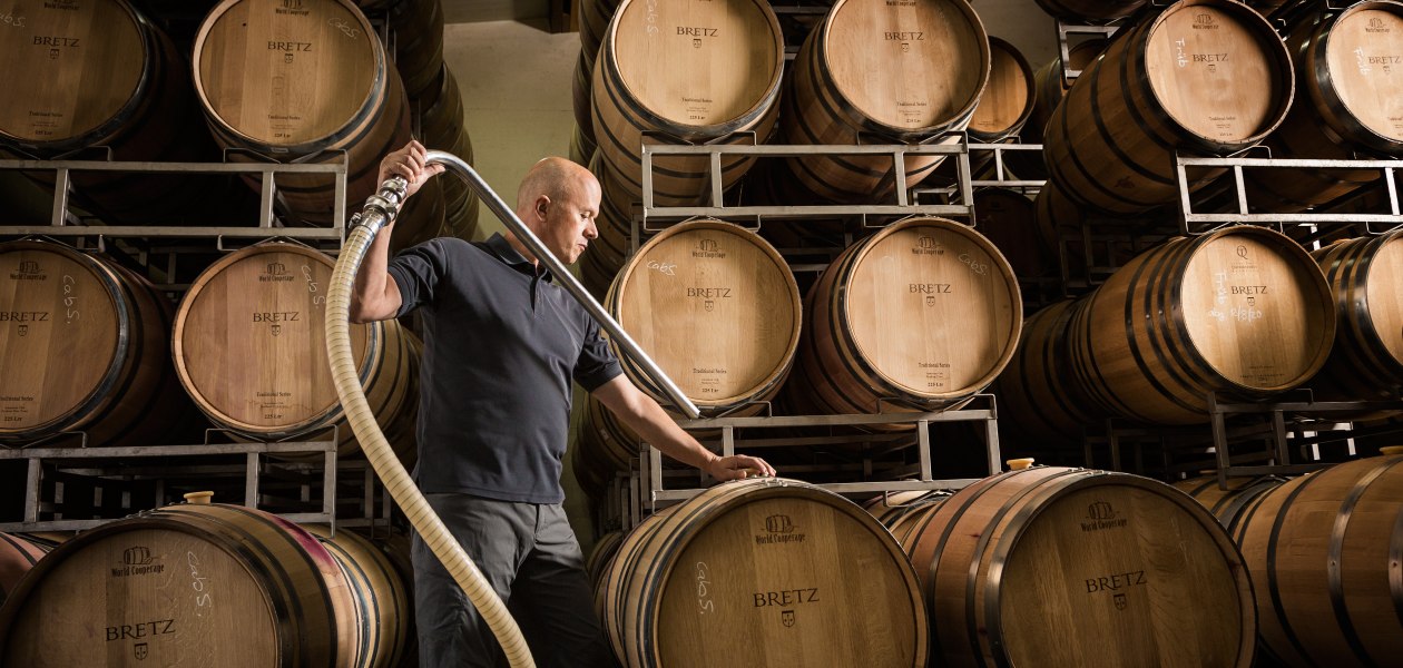 Weingut Bretz_Holzf&auml;sser, &copy; Weingut Bretz