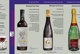 Weinartculinarium Flyer VORNE &copy; Karlheinz Voll