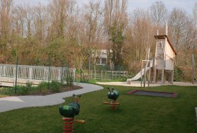 Trampolin - Kindergarten Grash&uuml;pfer &copy; Gemeinde Westhofen
