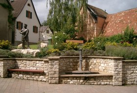Dorfplatz Gundersheim &copy; Erno Strau&szlig;