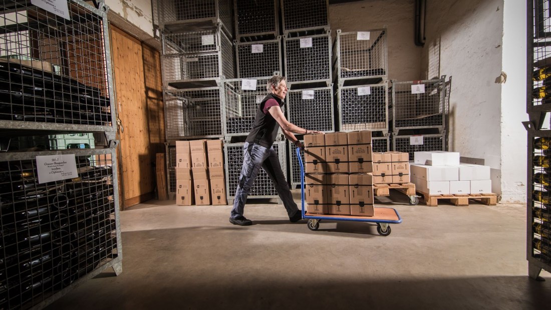 Weingut Helmut Geil_Flaschenlager, &copy; Weingut Helmut Geil