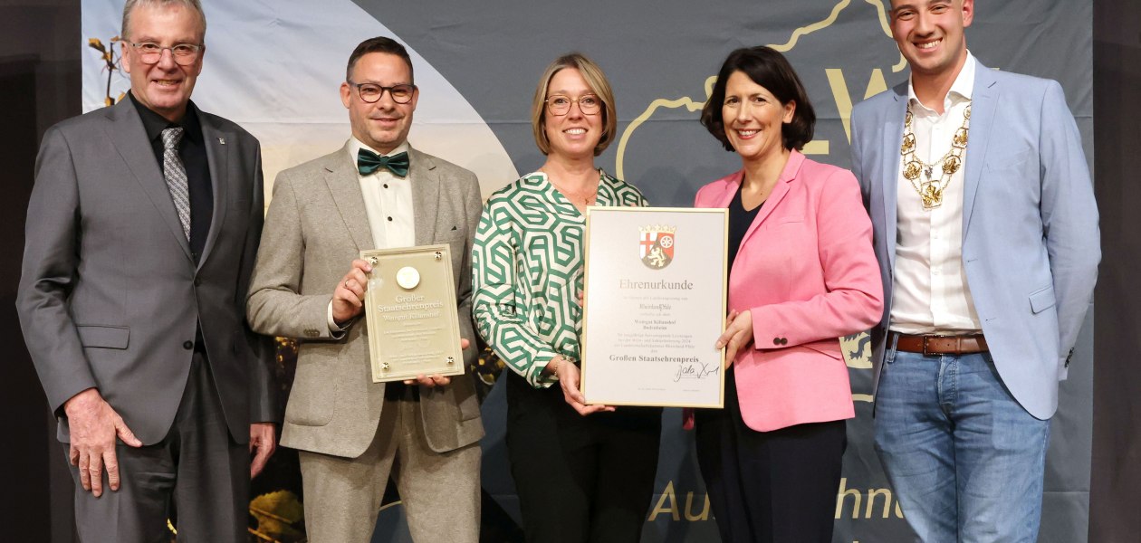 Grosser Staatsehrenpreis_Weingut Kilianshof Leber_Bodenheim, &copy; LWK RLP / Alexander Sell